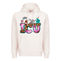 Pale Pink icu Premium Hoodie - AdoDesignShop