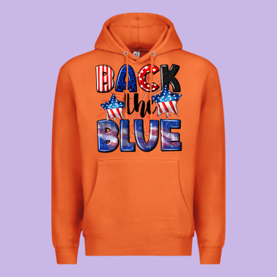 Back The Blue 4th Of July Premium Hoodie Designed By Cowgirlartshop