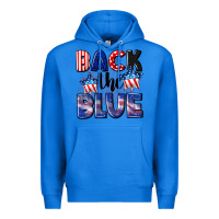 True Royal Back the blue 4th of july Premium Hoodie - CowGirlArtShop