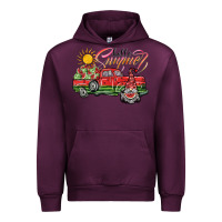 Mauve Wine hello summer Urban Hoodie - SublimationCraftShop