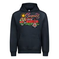 Navy hello summer Urban Hoodie - SublimationCraftShop