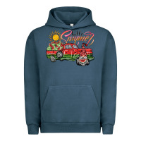Pigment Midnight Navy hello summer Urban Hoodie - SublimationCraftShop