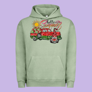 Hello Summer Urban Hoodie Designed By Sublimationcraftshop