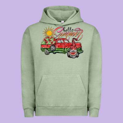 Hello Summer Urban Hoodie Designed By Sublimationcraftshop