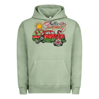 Pigment Oil Green hello summer Urban Hoodie - SublimationCraftShop