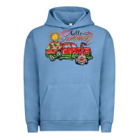Pigment Pebble Blue hello summer Urban Hoodie - SublimationCraftShop