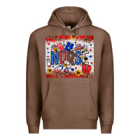Chestnut American Nurse 20oz tumbler Premium Hoodie - Neo Western