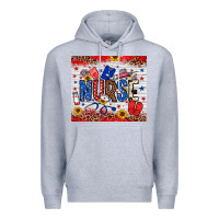 Heather Grey American Nurse 20oz tumbler Premium Hoodie - Neo Western