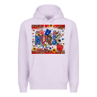 Lilac American Nurse 20oz tumbler Premium Hoodie - Neo Western