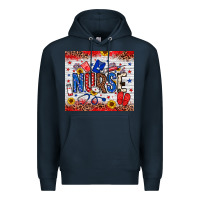 Navy American Nurse 20oz tumbler Premium Hoodie - Neo Western