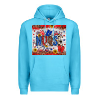 Ocean Blue American Nurse 20oz tumbler Premium Hoodie - Neo Western