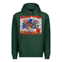 Sports Green American Nurse 20oz tumbler Premium Hoodie - Neo Western