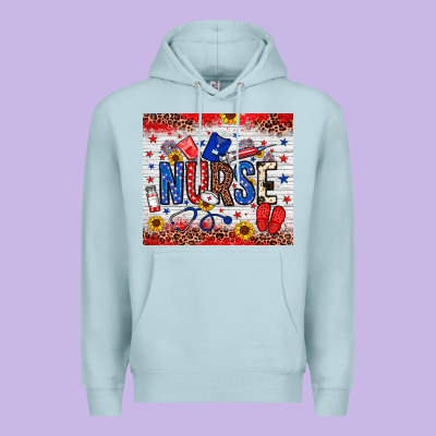 American Nurse 20oz Tumbler Premium Hoodie Designed By Neo Western