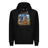 Black summer Premium Hoodie - SublimationCraftShop