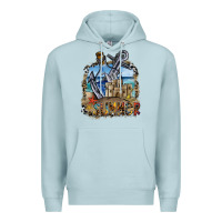 Blue Mist summer Premium Hoodie - SublimationCraftShop