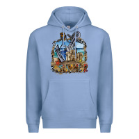 Colony Blue summer Premium Hoodie - SublimationCraftShop