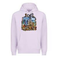 Lilac summer Premium Hoodie - SublimationCraftShop