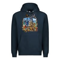 Navy summer Premium Hoodie - SublimationCraftShop