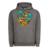 Pigment Tornado fall pattern heart with sunflower Urban Hoodie - HRA Design Shop