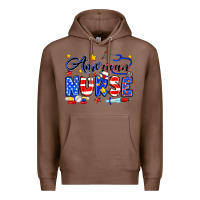 Chestnut American Nurse Premium Hoodie - Neo Western