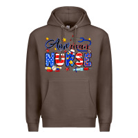 Coffee American Nurse Premium Hoodie - Neo Western