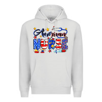 Dove Grey American Nurse Premium Hoodie - Neo Western