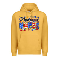 Mustard American Nurse Premium Hoodie - Neo Western