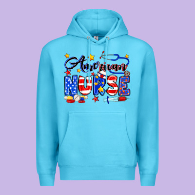 American Nurse Premium Hoodie Designed By Neo Western