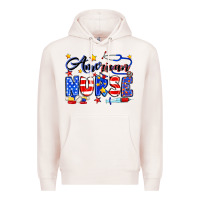 Pale Pink American Nurse Premium Hoodie - Neo Western