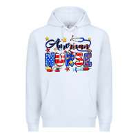 White American Nurse Premium Hoodie - Neo Western