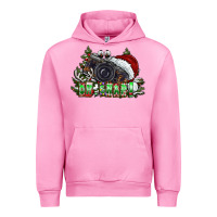 Fuchsia Pink oh,snap! Urban Hoodie - CowhideDigitalArt