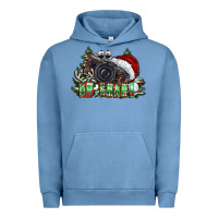 Pigment Pebble Blue oh,snap! Urban Hoodie - CowhideDigitalArt