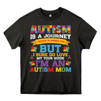 Asphalt lil autism mom Heavy Core Tee - CowhideDigitalArt