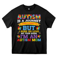 Black lil autism mom Heavy Core Tee - CowhideDigitalArt