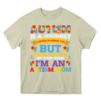 Mossy lil autism mom Heavy Core Tee - CowhideDigitalArt