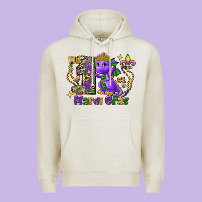 Dragon My First Mardi Gras Premium Hoodie Designed By Fadigitalartstudio