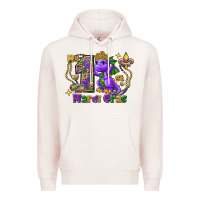 Pale Pink dragon my first mardi gras Premium Hoodie - FaDigitalArtStudio