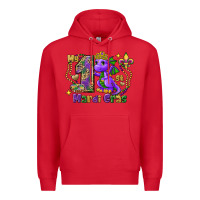 Red dragon my first mardi gras Premium Hoodie - FaDigitalArtStudio