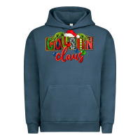 Pigment Midnight Navy Cousin claus christmas Urban Hoodie - FaDigitalArtStudio