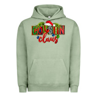 Pigment Oil Green Cousin claus christmas Urban Hoodie - FaDigitalArtStudio