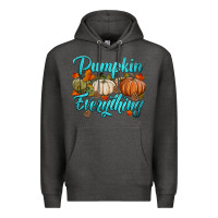 Charcoal Heather pumpkin everything Premium Hoodie - HRA Design Shop