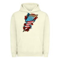 Pigment Pistachio American lightning bolt Urban Hoodie - Neo Western