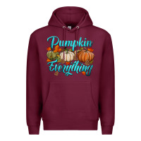 Burgundy pumpkin everything Premium Hoodie - HRA Design Shop