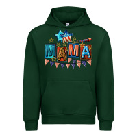 Forest Green All American Mama 4th of July Urban Hoodie - CowGirlArtShop