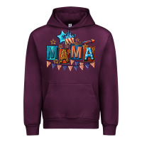 Mauve Wine All American Mama 4th of July Urban Hoodie - CowGirlArtShop