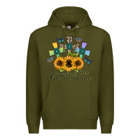 Army Green because he lives i can face tomorrow Premium Hoodie - CowhideDigitalArt