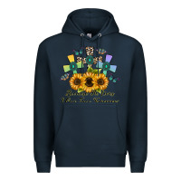 Navy because he lives i can face tomorrow Premium Hoodie - CowhideDigitalArt