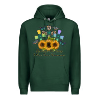 Sports Green because he lives i can face tomorrow Premium Hoodie - CowhideDigitalArt
