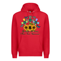 Red because he lives i can face tomorrow Premium Hoodie - CowhideDigitalArt