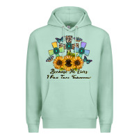 Seafoam because he lives i can face tomorrow Premium Hoodie - CowhideDigitalArt